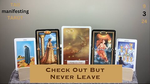 CHECK OUT BUT NEVER LEAVE