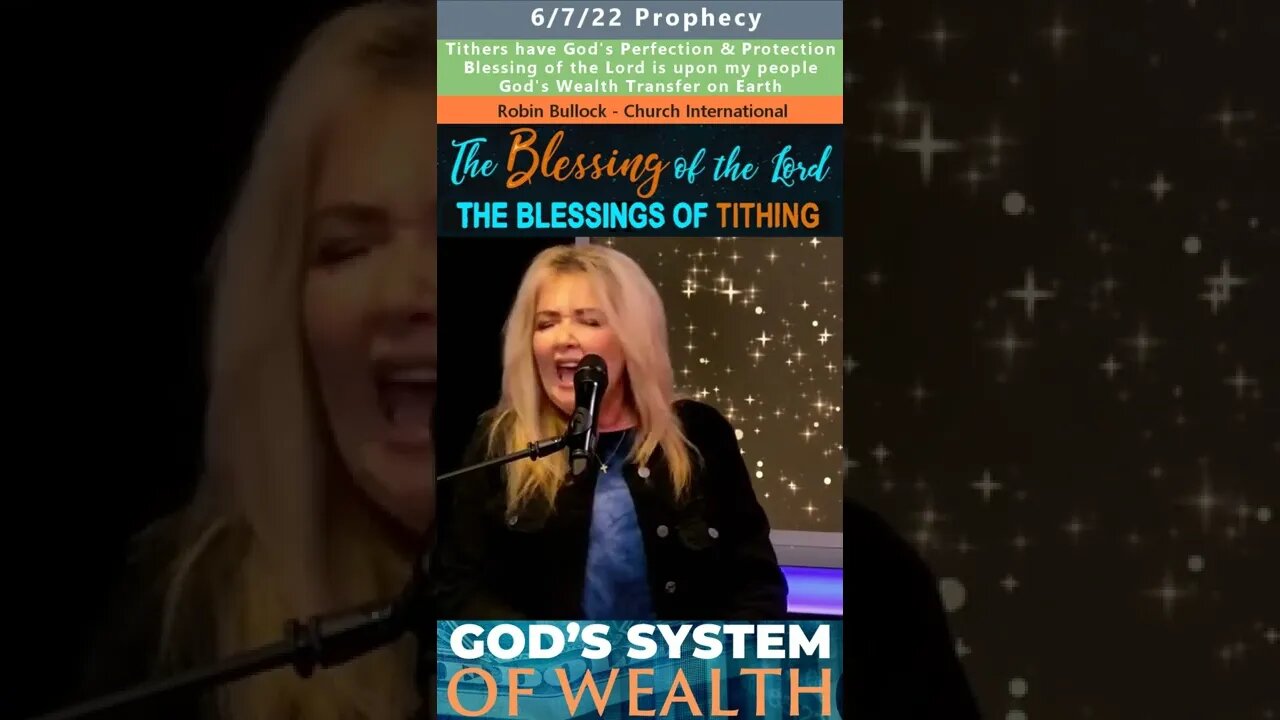 Wealth Transfer & Tithers prophecy - Robyn Bullock 6/7/22