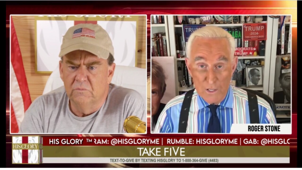 Pastor Dave w/ Roger Stone: Truth, Politics, Justice, and Media Bias on Take FiVe - 8/27/24