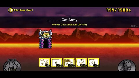 The Battle Cats - Maiden Awakes! - Order Maiden (Expert)