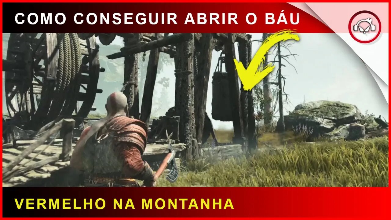 God of war, Como conseguir abrir o baú vermelho na floresta da montanha | Super dica