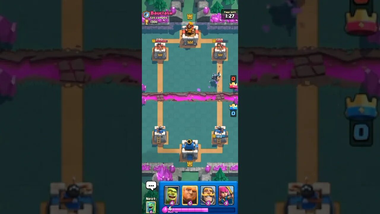 vs BAuclash - Clash Royale #shorts
