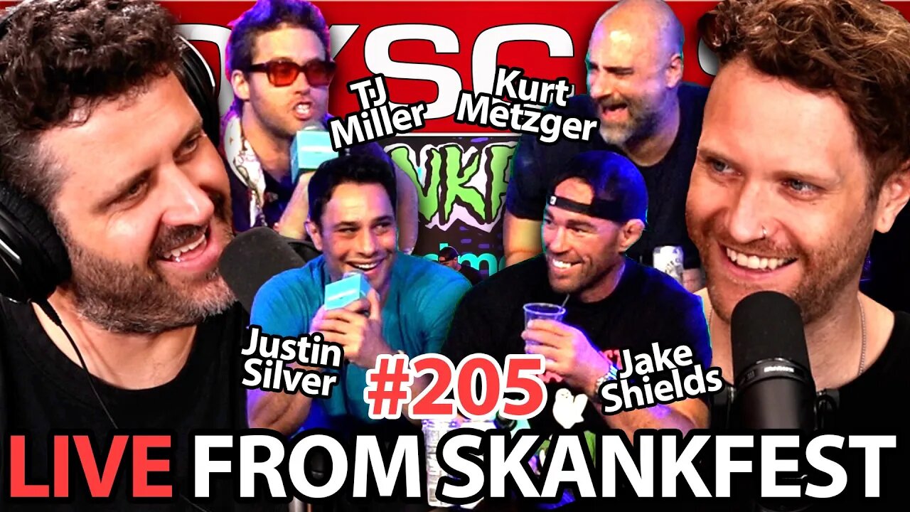 #205 LIVE From Skankfest ft. TJ Miller, Kurt Metzger, Justin Silver & Jake Shields