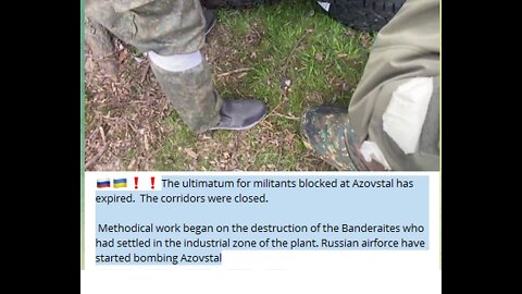 THE ULTIMATUM FOR MILITANTS BLOCKED AT AZOVSTAL HAS EXPIRED. THE CORRIDORS WERE CLOSED. METHODICAL