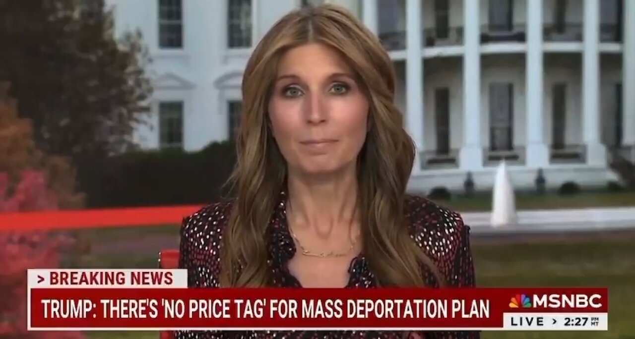 MSNBC Host Whines About Trump's Mass Deportations