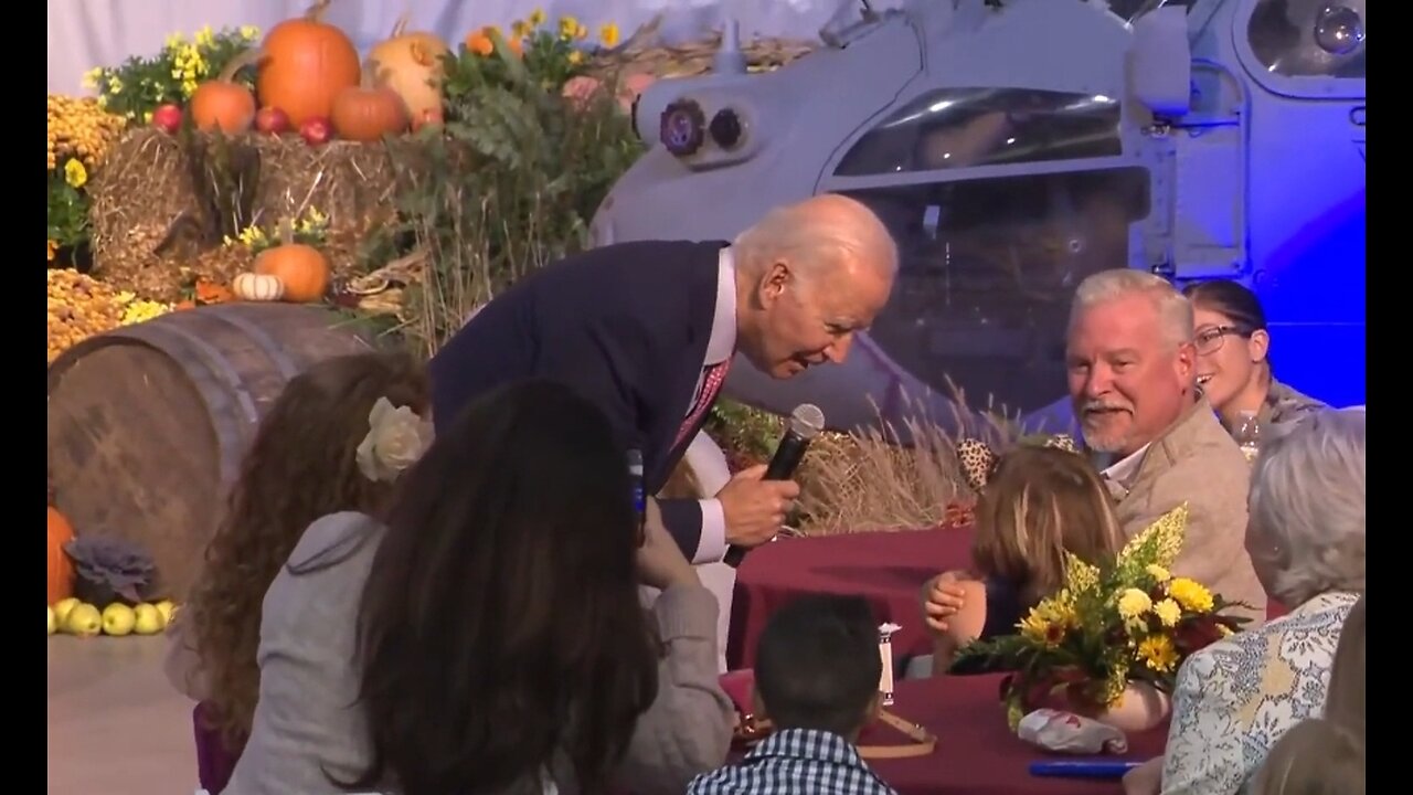 Creepy Joe Biden To 6 Year Old: I Love Your Ears