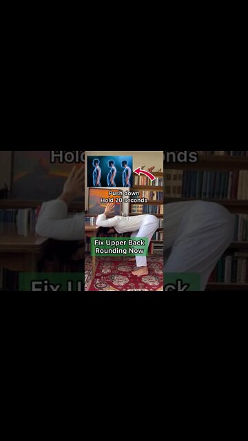 Fix Upper Back Rounding Now (Easy Exercise)
