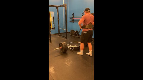 5 inch deficit trap bar deadlifts