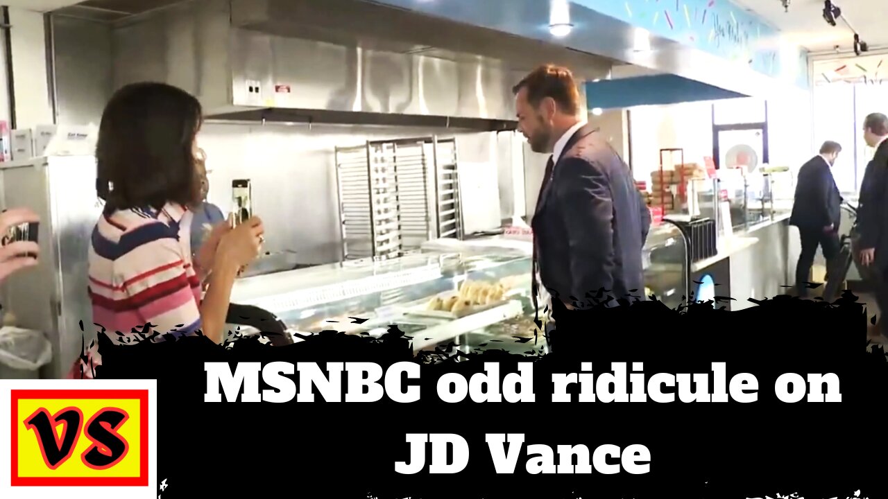 MSNBC CRINGE take on JD Vance donut shop visit