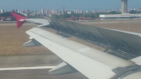 Pouso em Fortaleza-Airbus A320 PR-MYK