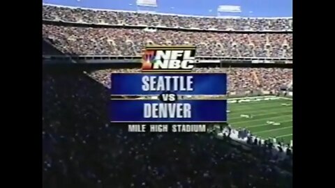 1997-11-02 Seattle Seahawks vs Denver Broncos