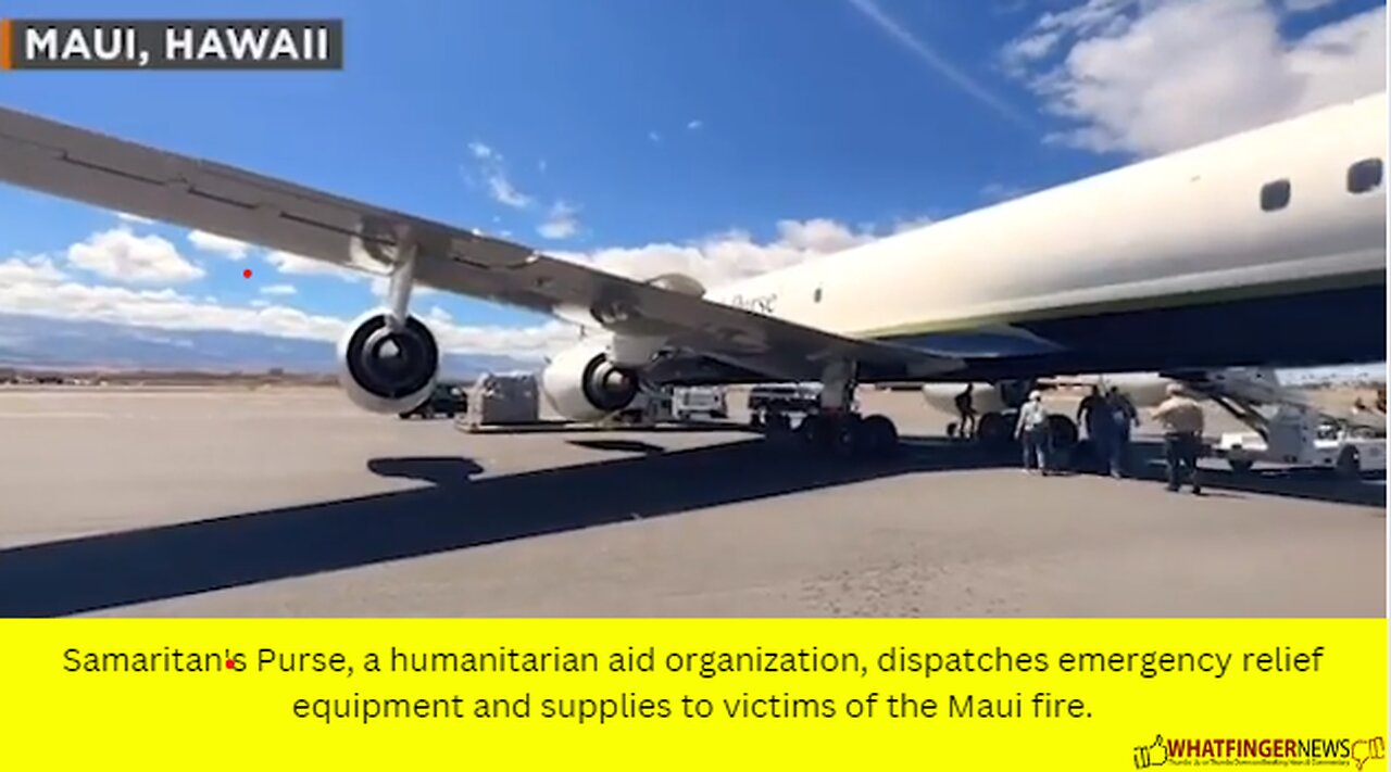 Samaritan's Purse, a humanitarian aid organization, dispatches emergency relief equipment