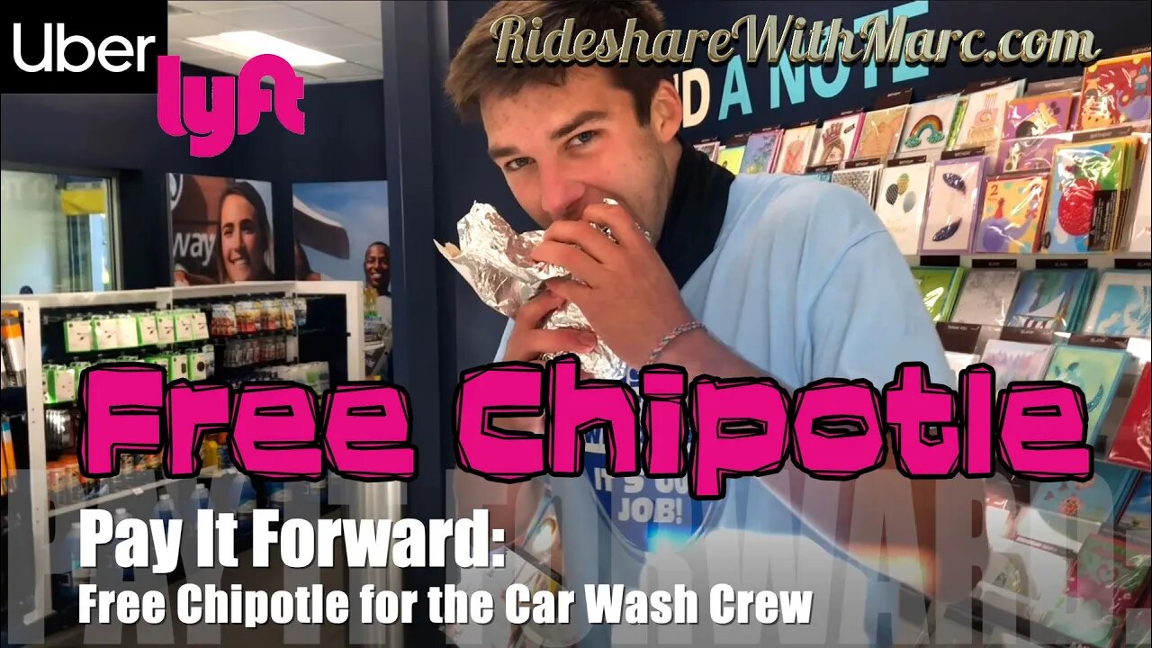 Surprising the Car Wash Crew with Free Chipotle