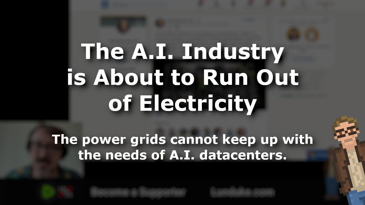 The A.I. Industry is About to Run Out of Electricity