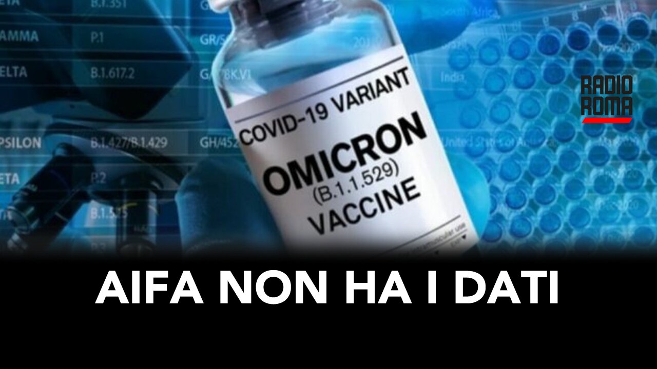 AIFA NON HA I DATI SULLA SICUREZZA DEI SIERI (con Andrea Oddo e Andrea Cionci)