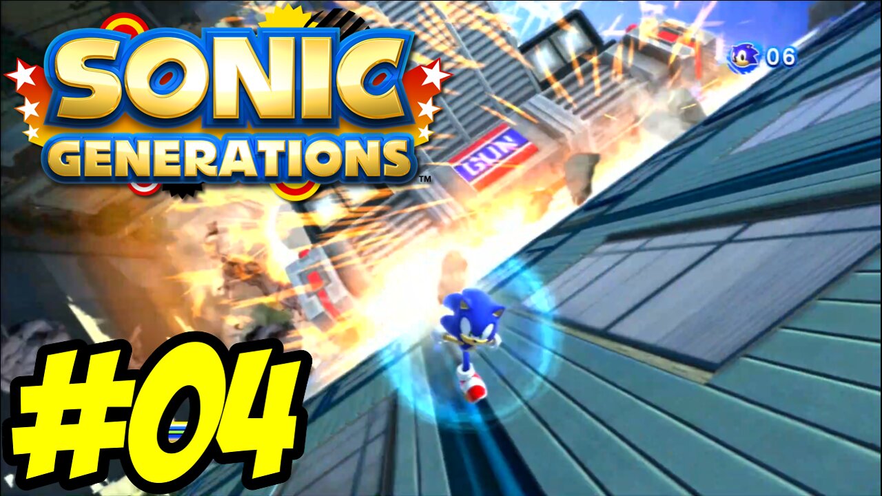 Sonic Generations - Part 04: Trust Me and We Won't Escape From the City