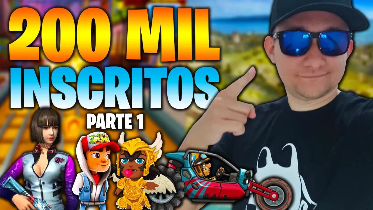 ESPECIAL 200 MIL INSCRITOS | Parte 1 | Agradecimentos e História do Canal