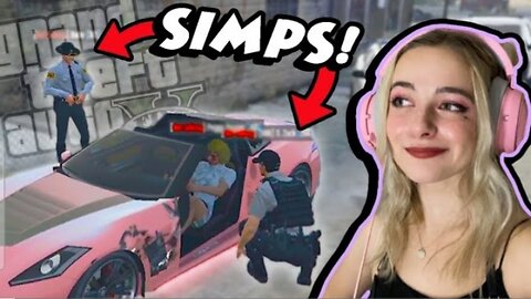 COPS FLIRT With me || GTA 5 //by girl gammer RP