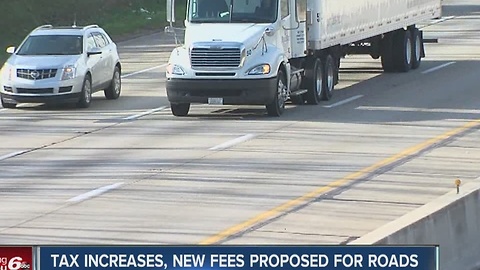 Indiana lawmakers propose tax increases, new fees for road repairs