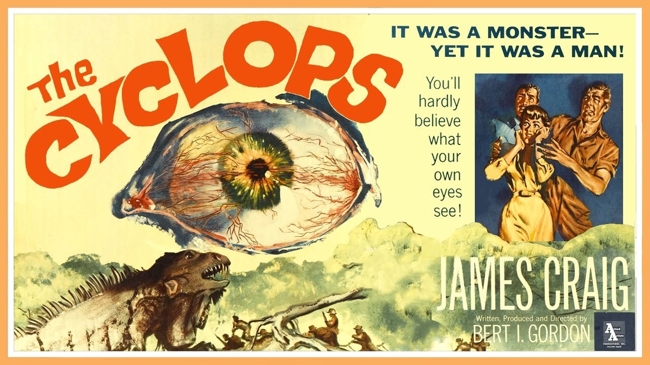 THE CYCLOPS 1957 Radiated & Mutated One-Eyed Giant from Mr BIG Trailer & FULL MOVIE in HD