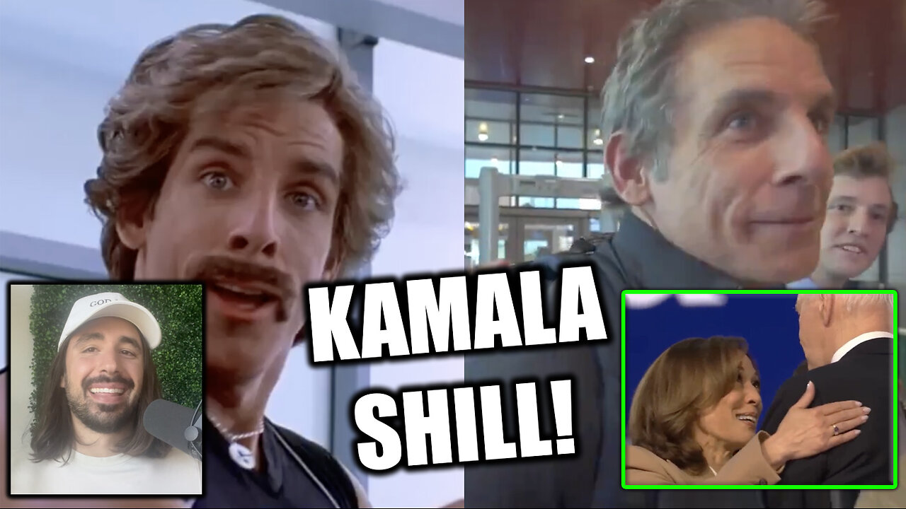 Ben Stiller ROASTED For Bizarre Kamala Harris Talking Points!