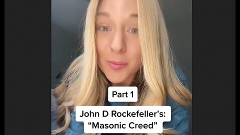 John D. Rockefeller's Masonic Creed - HaloRockNews