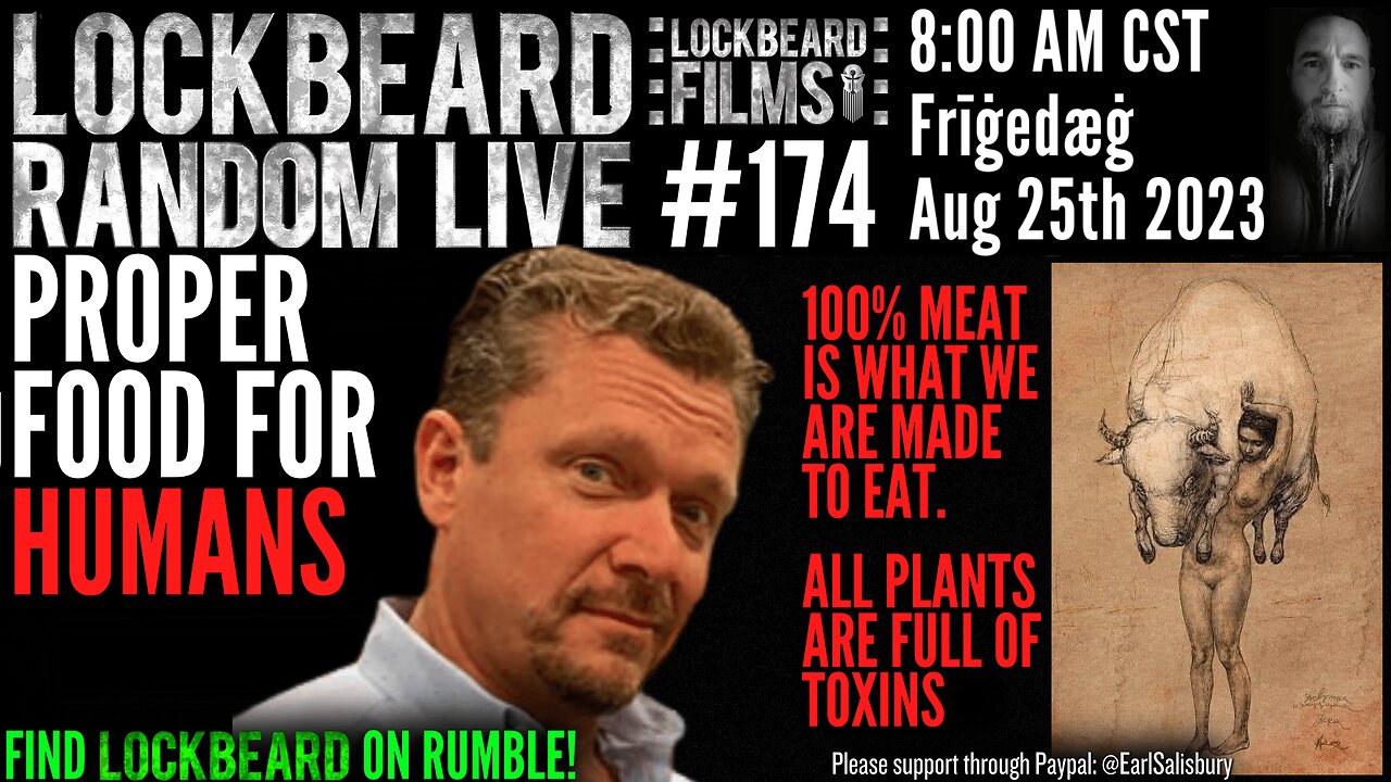 LOCKBEARD RANDOM LIVE #174. Proper Food For Humans