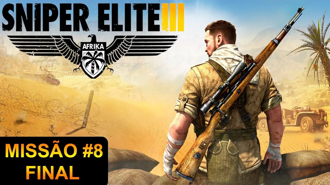 Sniper Elite 3 - [Missão 8 Final - Fábrica De Ratte] - Legendado PT-BR - 60 Fps - 1440p