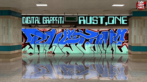 Digital Graffiti Art (3D canvas) Procreate art app. iPad Pro Apple pencil.