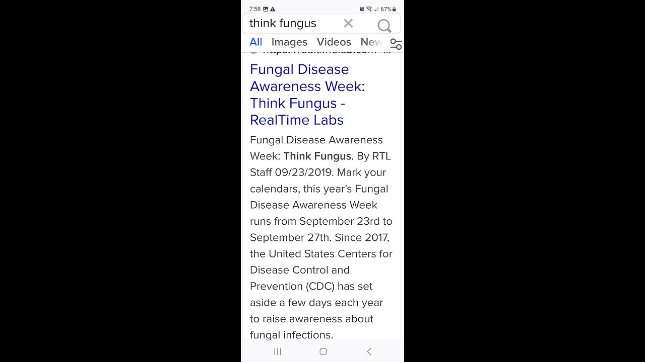 FUNGUS MISDIAGNOSED