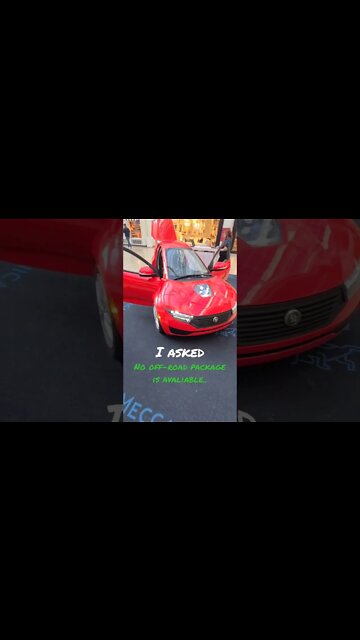 Sir, is there an off road package? Not funny, my bad.....