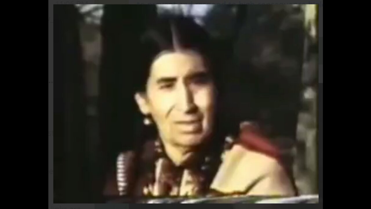 Native Indian Phillip Deere Talking about the Truth 1979