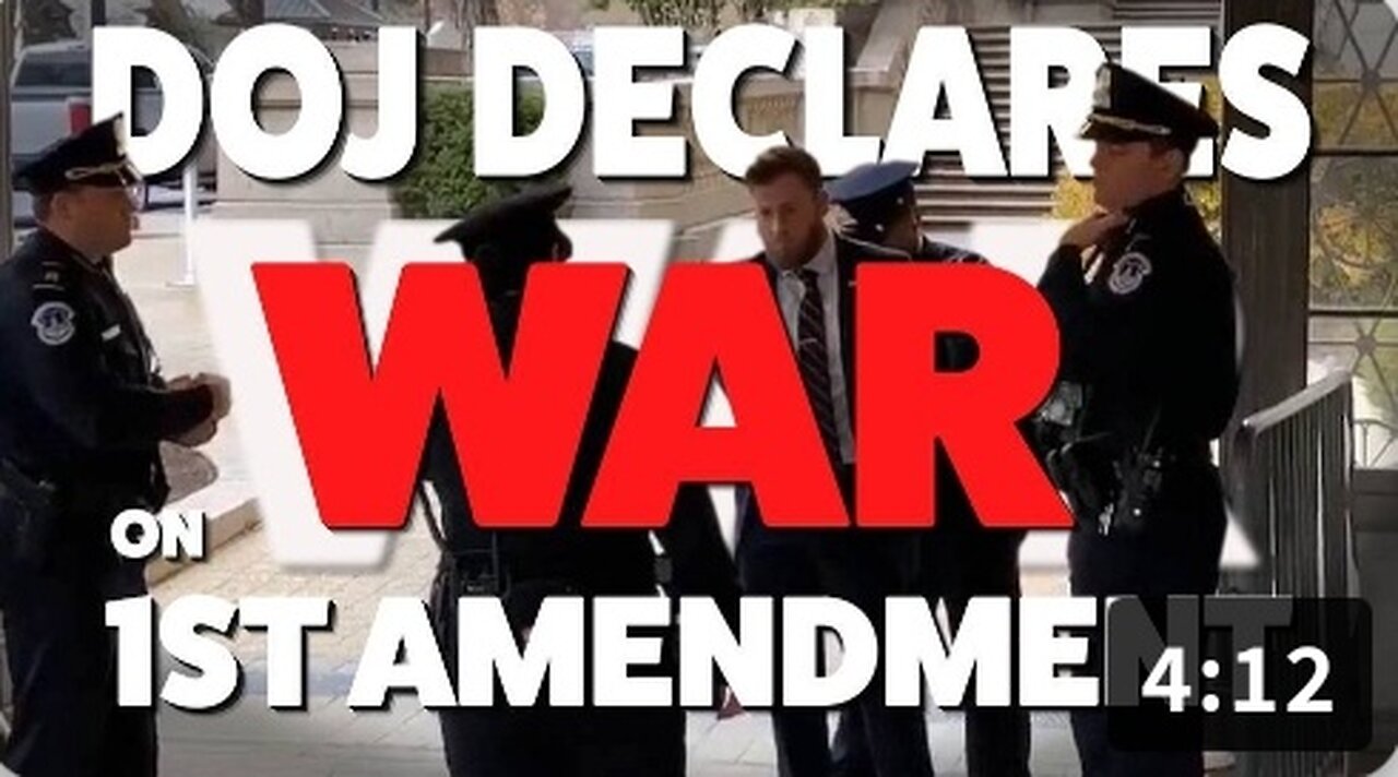 DOJ Declares WAR on 1st Amendment!