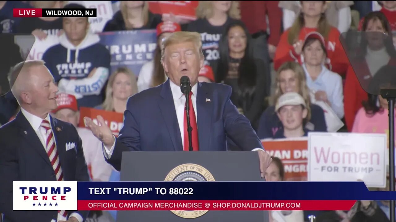 👀🔴 President Trump in Wildwood, NJ