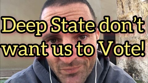 Deep State don’t want us to vote. False Flags. Protect our Patriots. WWG1WGA.