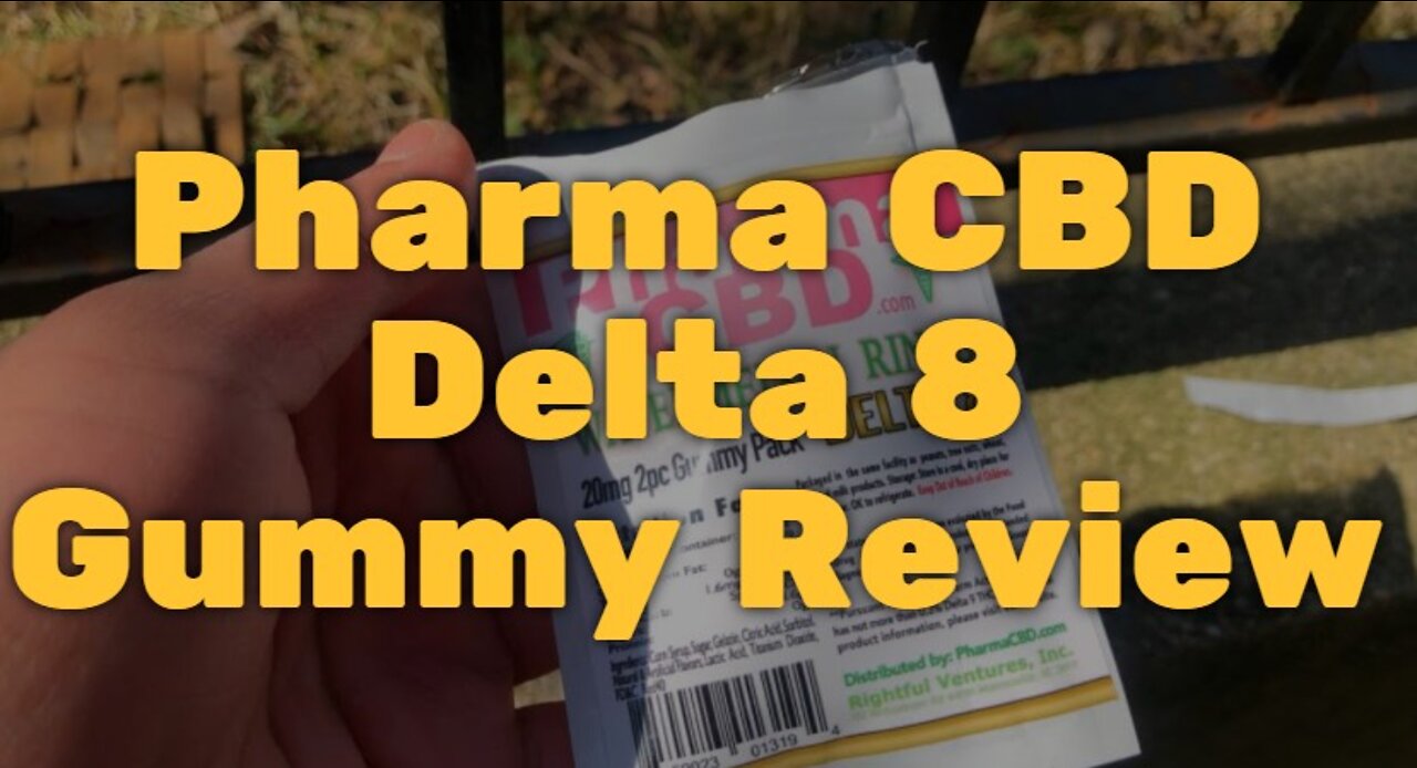 Pharma CBD Delta 8 Gummy Review - Tasteful Delta 8 Edible