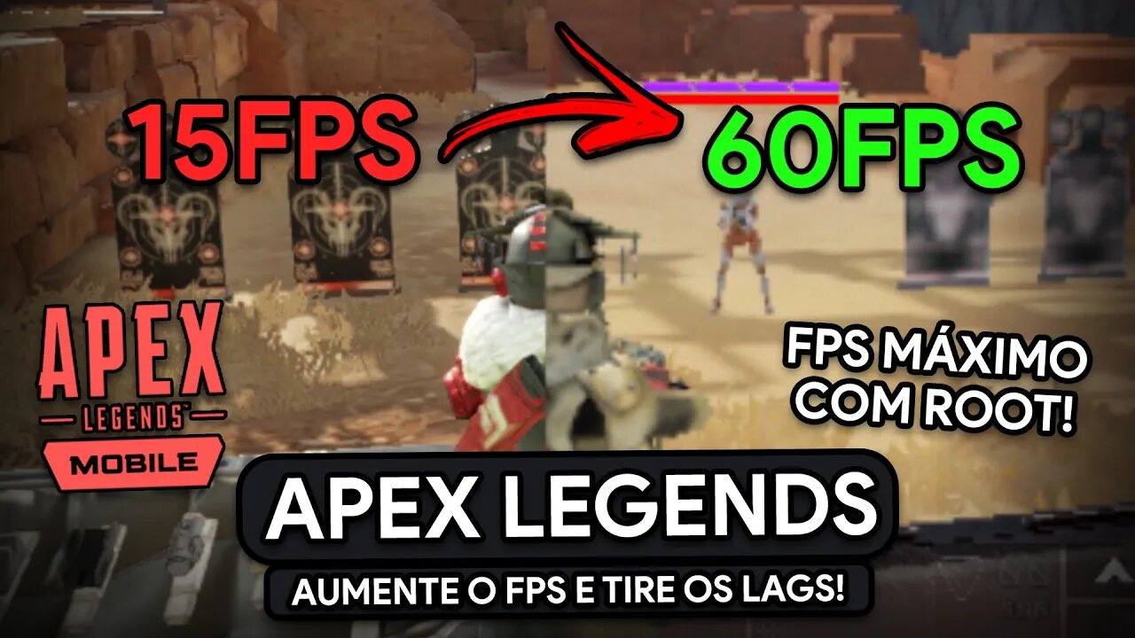 AUMENTE O FPS DO APEX LEGENDS MOBILE! | Com ROOT!