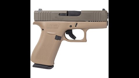 GLOCK G43X USA 9MM 3.4'' 10-RD DARK EARTH & PATRIOT BROWN PISTOL