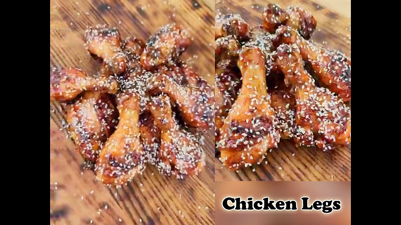 Sweet & Spicy Chicken Legs! 🍗 Cocking food videos