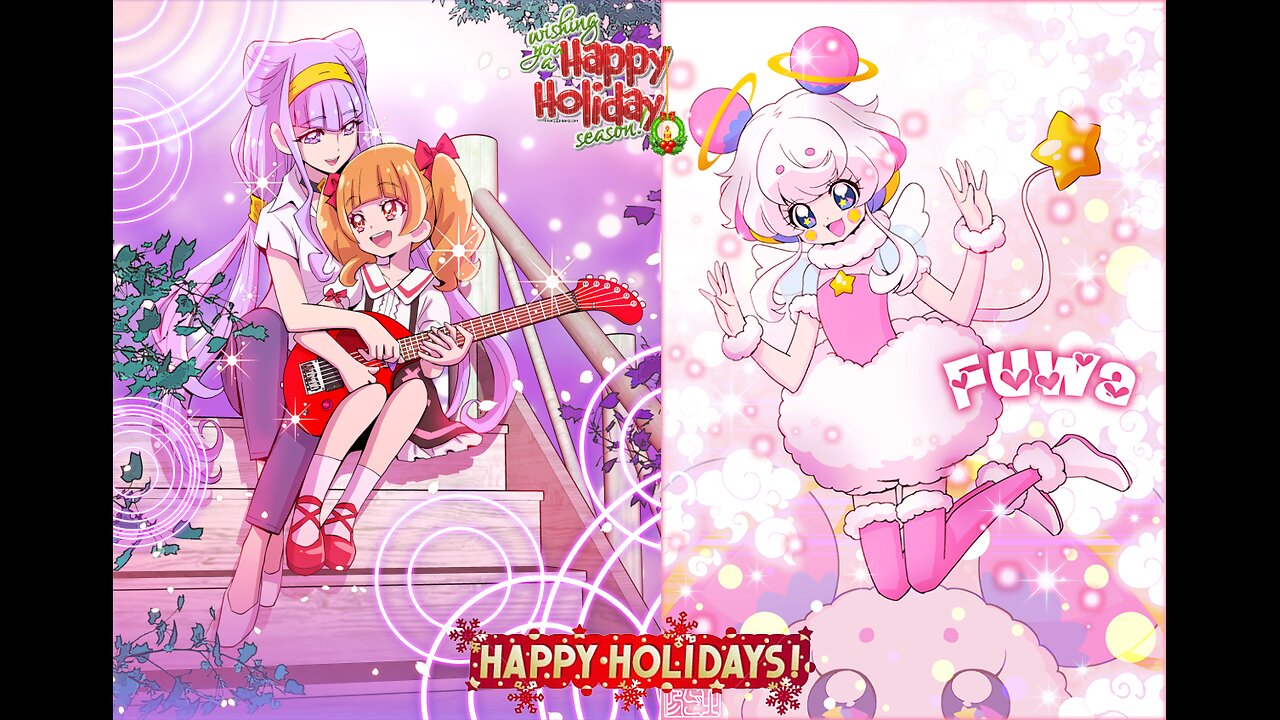 Emiru (Cure Macherie) and Human Fuwa Christmas Slideshow AMV - Bless the Lord