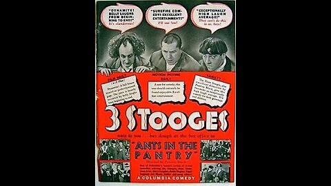 The Three Stooges ( Ants In The Pantry ) Full Tv Show 1936