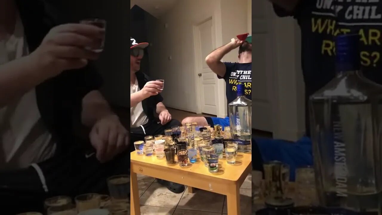 250 vodka bong shots! 250th Episode Celebration Continues!