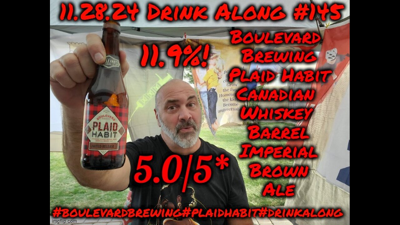 Drink Along 145: Boulevard Brewing Plaid Habit Canadian Whiskey Barrel Imperial Brown Ale