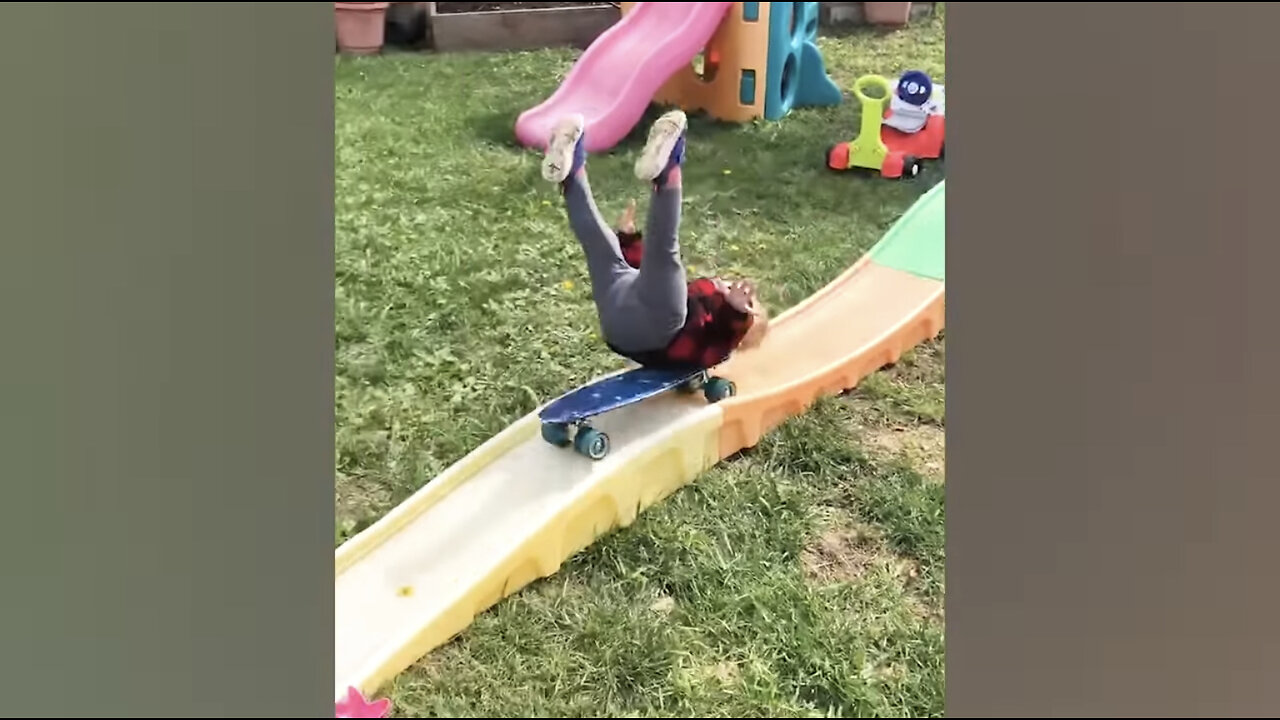 Funny video kids playing Slide fails 😍😍