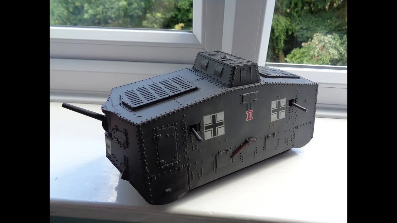 Sturmpanzerwagen A7V 1/35 Tank Featuring Campbell The Toast