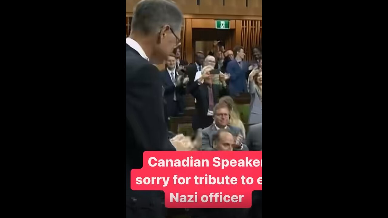 Canada pays tribute to Nazi killer welcome’s Zelenskyy!!!