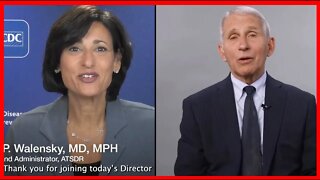 CDC Director Announces Jab Approved For Children Under Five & Anthony Fauci Being Fauci.