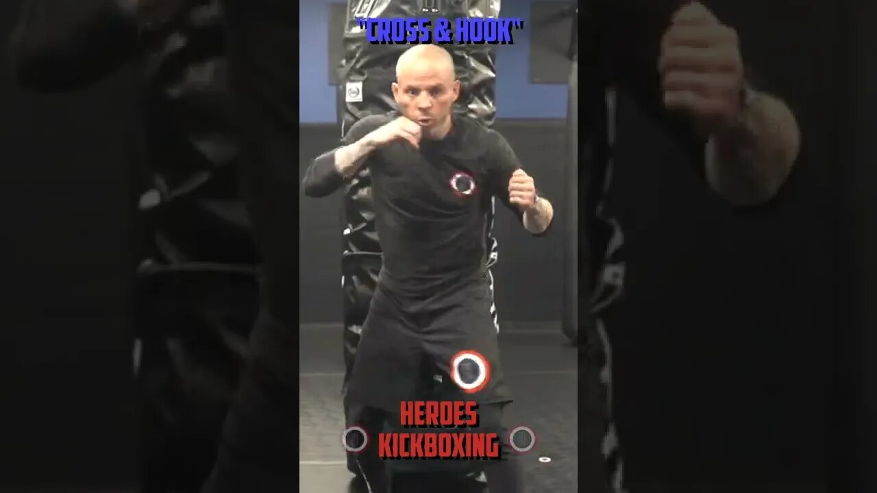 Heroes Training Center | Kickboxing & MMA "How To Throw A Cross & Hook" | Yorktown Heights #Shorts