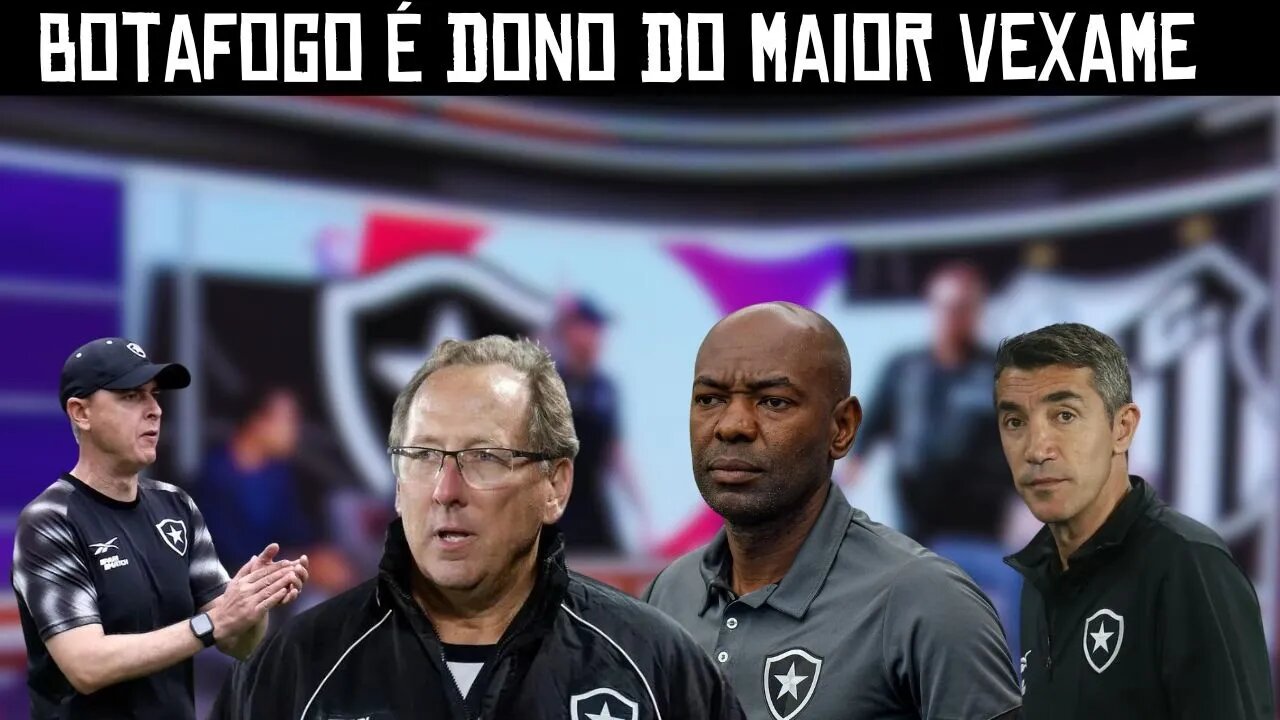 BOTAFOGO É O PIOR VEXAME DOS PONTOS CORRIDOS