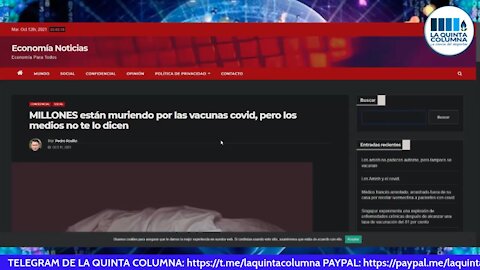 La Quinta Columna - Programa 157 - millones mueren por las vacunas COVID pero los medios no dicen